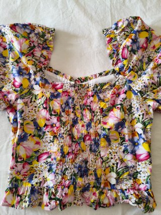 Top floral Zara