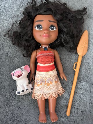 Muñeca Moana (VAIANA) con Pua y Remo