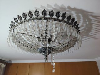 Lámpara de techo cobre con lágrimas