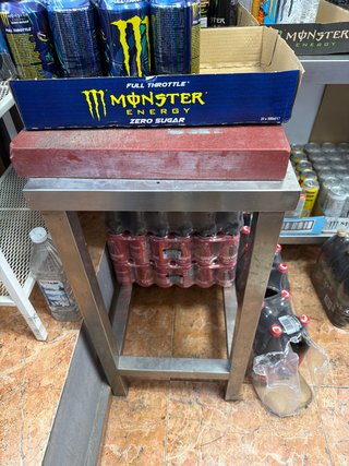 Mesa acero inoxidable carnicería/pescadería