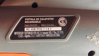 Pistola para Silicona a Batería 12V