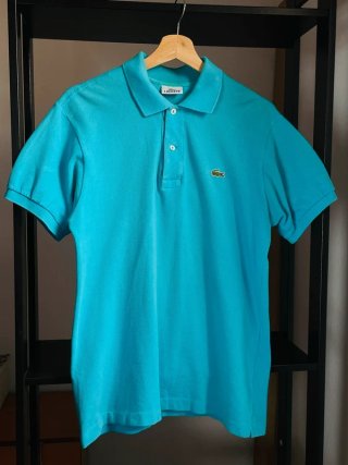 Polo Lacoste Turquesa Talla L