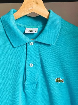 Polo Lacoste Turquesa Talla L