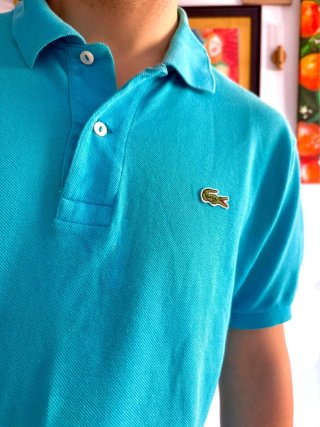 Polo Lacoste Turquesa Talla L