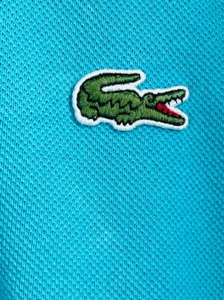 Polo Lacoste Turquesa Talla L