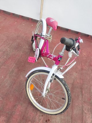 Bicicleta infantil rosa Btwin