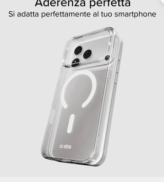 Cover iPhone 17 Pro Magsafe Trasparente