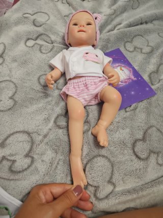 Muñeca bebé de silicona