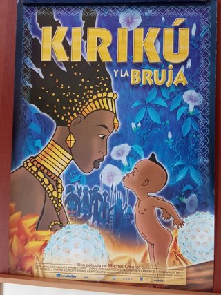 Póster original de cine de Kirikú y la Bruja