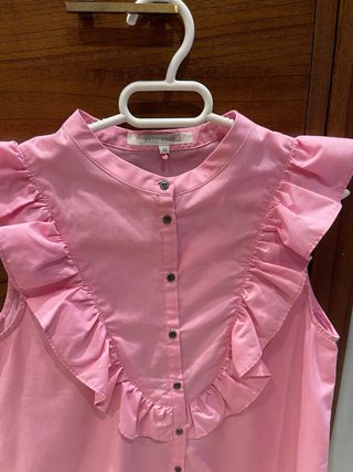 Blusa rosa volantes EASY WEAR