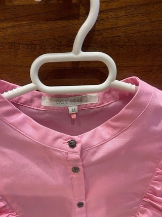 Blusa rosa volantes EASY WEAR