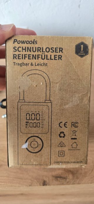 Inflador Eléctrico Portátil Powools