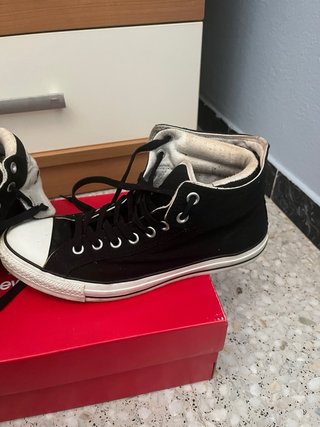 Converse Doble Solapa Hombre Negro