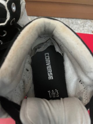 Converse Doble Solapa Hombre Negro