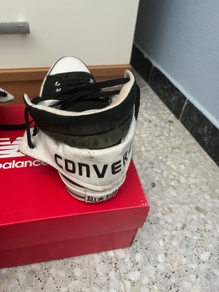 Converse Doble Solapa Hombre Negro