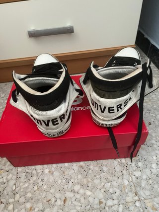 Converse Doble Solapa Hombre Negro