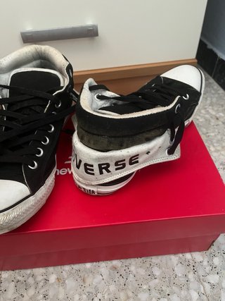 Converse Doble Solapa Hombre Negro