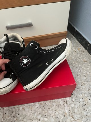 Converse Doble Solapa Hombre Negro