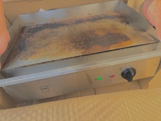 Plancha Eléctrica Profesional Nueva! Acero Inox