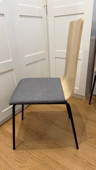 Conjunto 4 sillas de salón/comedor modernas