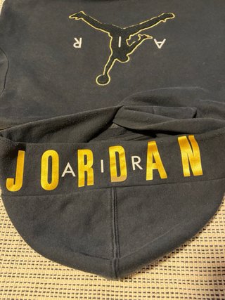 Sudadera Jordan Negra Niño Talla XL