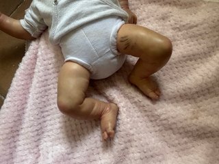 Muñeca Reborn Vinilo Cuerpo Tela