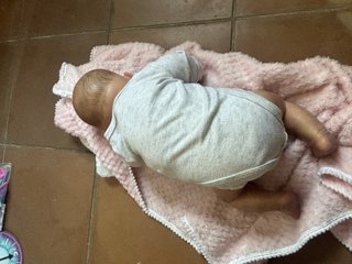Muñeca Reborn Vinilo Cuerpo Tela