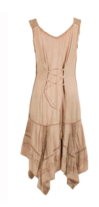 Vestido Coline encaje beige Talla XXXL