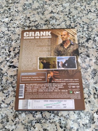 DVD Crank - Veneno no Sangue