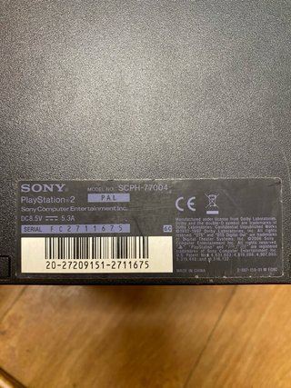 Consola PlayStation 2 Negra + 9 juegos.