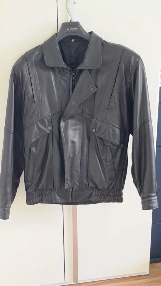 Cazadora Piel Ovina Hombre/ Talla M