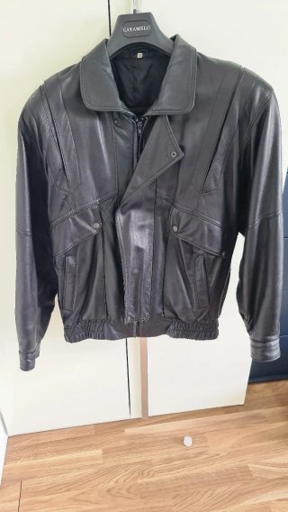 Cazadora Piel Ovina Hombre/ Talla M
