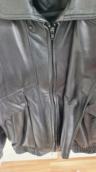 Cazadora Piel Ovina Hombre/ Talla M