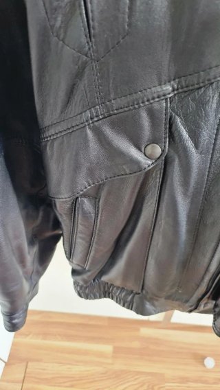Cazadora Piel Ovina Hombre/ Talla M