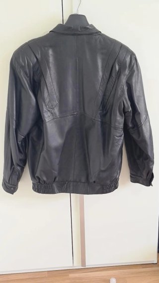 Cazadora Piel Ovina Hombre/ Talla M