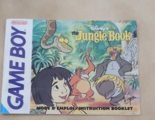 Manuale e gioco Game Boy The Jungle Book