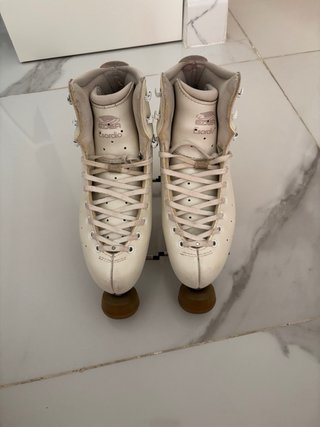 Patines artísticos EDEA blancos Talla 39 Placa 260