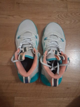 Zapatillas Adidas Steoback 3 Blancas y Turquesa