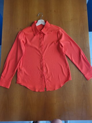 Blusa Mango Naranja Talla S