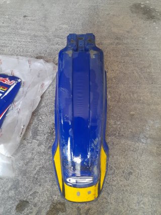 Guardabarros Rieju RR MRX Azul/Amarillo