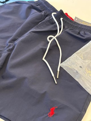 Costume da bagno Polo Ralph Lauren blu/rosso