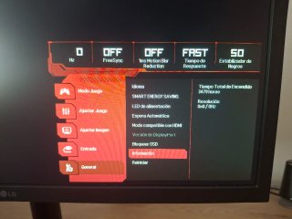 Monitor LG UltraGear 24GL600F Negro/Rojo