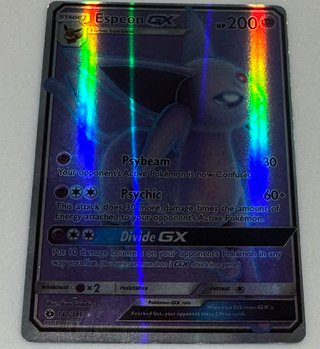 Carta Pokémon Espeon GX Stage 1