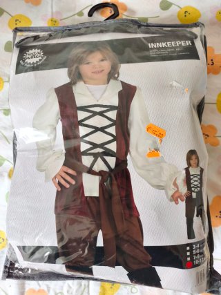 Disfraz Mesonero Medieval Infantil Talla 10 - 12