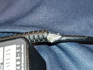 Cable dañado