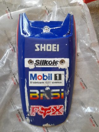 Guardabarros Rieju MRX Azul/Rojo