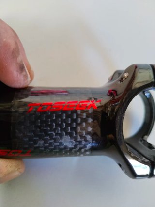 Potencia Toseek 25° - 90mm Carbono