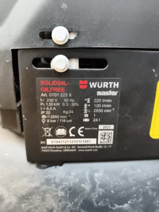 Compresor Würth Solid 24L