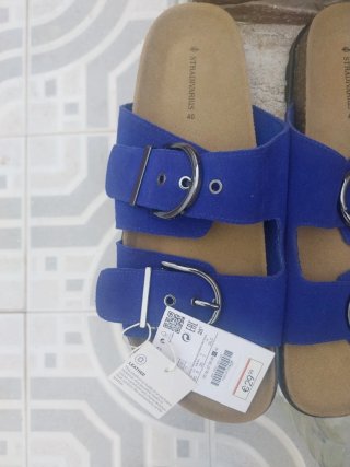 Sandalias Stradivarius Azul Talla 40