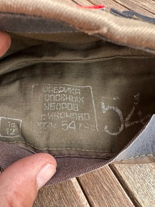 Gorra Pilotka Ejército URSS con insignias
